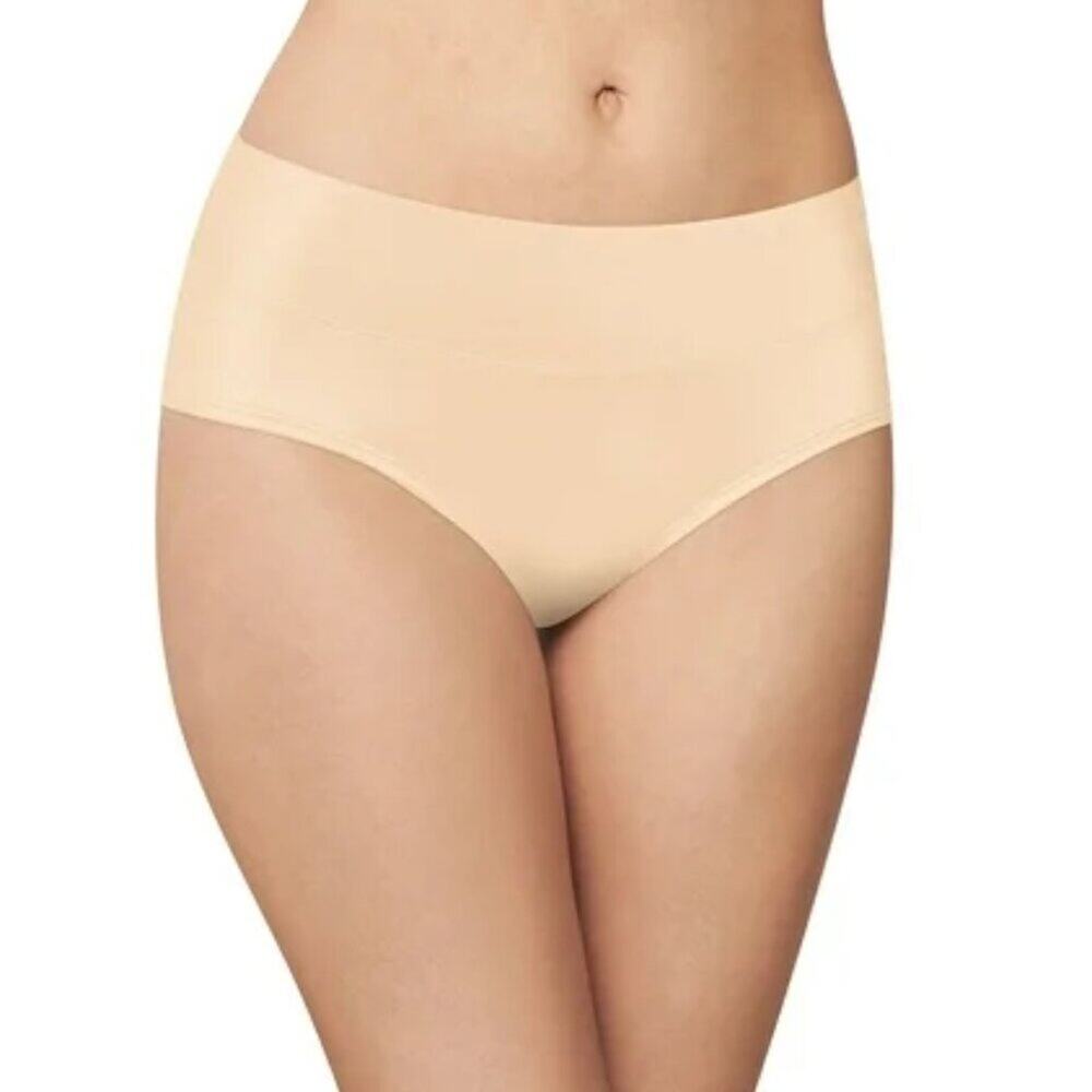 Bali Passion for Comfort Hipster Panty DFPC63 Soft Taupe Size 9/2XL - 2-Pack